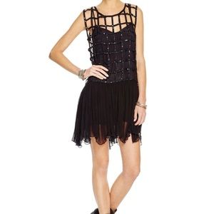 Free People sequined cage dress